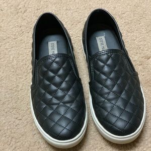 Black leatherette casuals